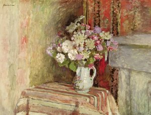 Blomster i en vase, 1905 (olje på kort)